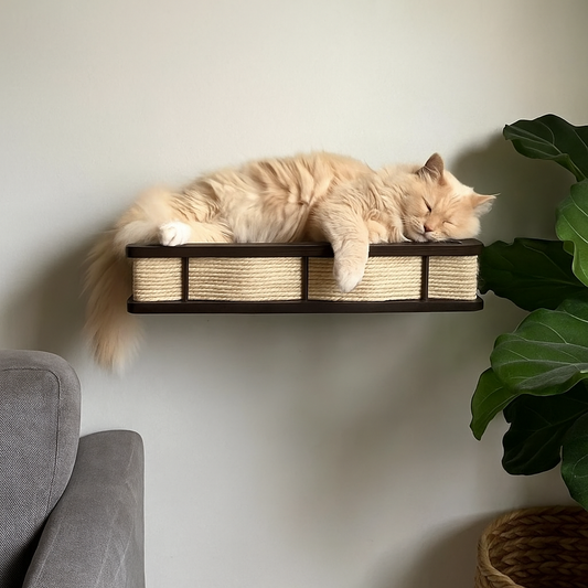 ThePawShelf™ – Wall-Mounted Cat Bed