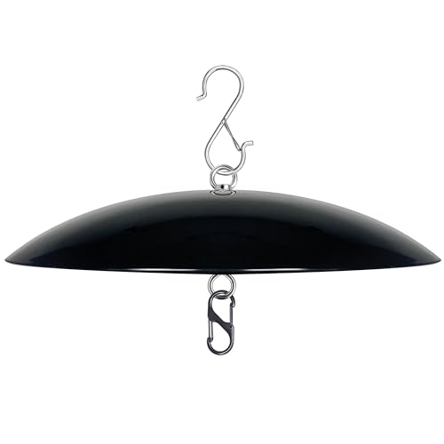 13" Bird Feeder Rain Guard, Hummingbird Feeders Shade Dome Cover, Hanging Baffle for Bird Feeder Pole,Smart Bi - view 2