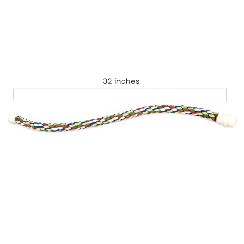 JW Pet Comfy Perch For Birds Flexible Multi-color Rope, Medium - 32" Length - view 4