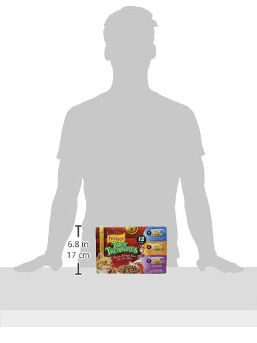 Purina Friskies Wet Cat Food Variety Pack, Tasty Treasures Filets (With Ocean Fish and Tuna, With Chicken and  - view 4