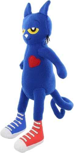 MerryMakers Pete the Cat Plush Doll, 14.5-Inch , Blue - view 4