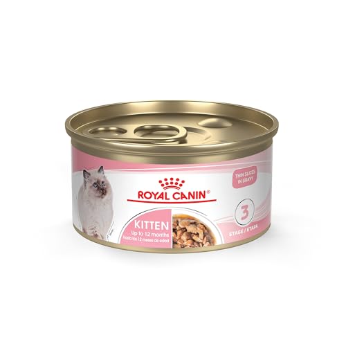 Royal Canin Feline Health Nutrition Kitten Thin Slices in Gravy Cat Food, 3 oz (Pack of 24) - view 2