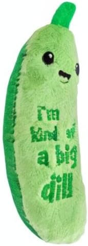 Catstages Crunchy Pickle Kicker Cat Toy – Plush Crinkle Toy with Catnip and Dental Mesh, 6.5" - view 9