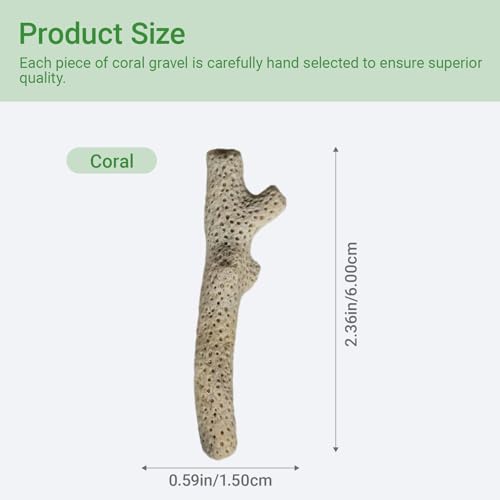 1.1lb/500g Crushed Coral, Natural Fish Tank Crushed Coral, Crushed Coral Filter for Freshwater Aquarium Ph Aqu - view 3