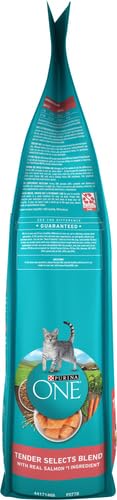 Purina ONE Natural Dry Cat Food, Tender Selects Blend With Real Salmon - 7 lb. Bag - view 5