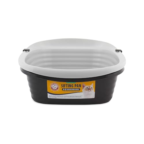 Arm & Hammer Large Sifting Litter Box Scoop Free Cat Litter Tray with Microban, Made in USA - view 3