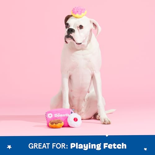 Barkbox Dog Toys – Barker’s Dozen Donuts Plush 4 in 1 Multi Part Interactive Dog Toy for Dogs & Puppies – Smal - view 6
