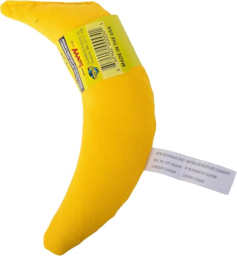 Yeowww! 100% Organic Catnip Toy, Yellow Banana 3 Pack - view 5