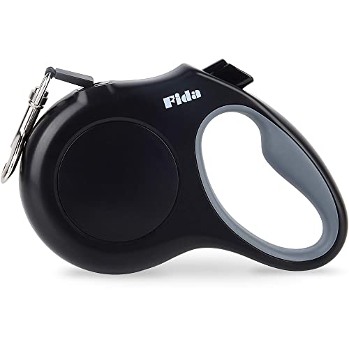 Fida Retractable Dog Leash, 16 ft Dog Walking Leash for Small Dogs up to 26 lbs, 360° Tangle Free, Black - view 2