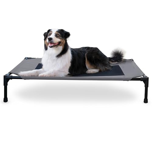 K&H Pet Products Outdoor Elevated Dog Cot, Breathable Cooling Elevated Cot Hammock Pet Bed for Large Dogs, Was - view 2
