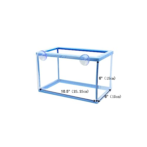 AQUANEAT Fish Tank Breeder 2 pcs Large Mesh Net Fry Saver Aquarium Spawn Hatchery Isolation with Suction Cups - view 3