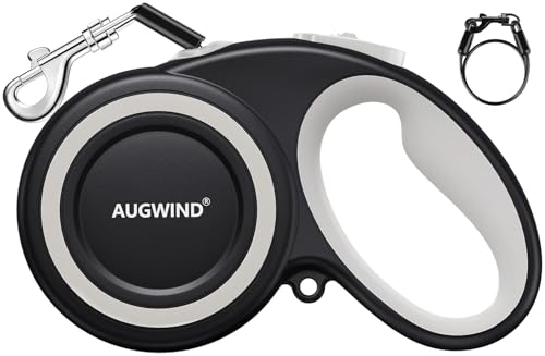 Retractable Dog Leash with Stainless Steel Anti-Chew Cable for Small & Medium Dogs up to 50 lbs | 16 ft Strong - view 2