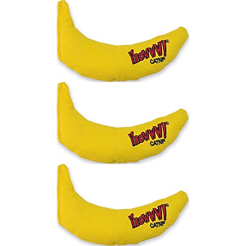 YEOWWW! DuckyWorld 100% ORGANIC CATNIP Leaf & Flower Cat Toy BANANA 3 PACK - view 2