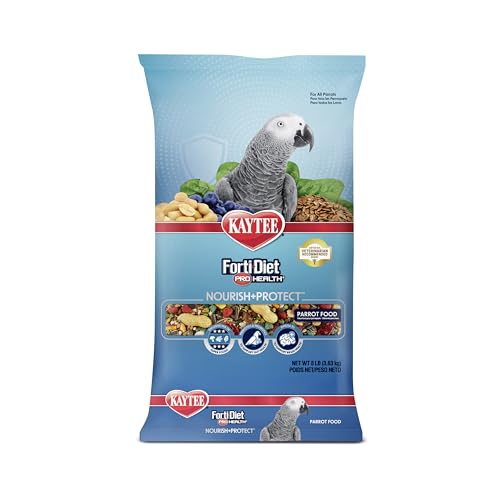 Kaytee Forti-Diet Pro Health Pet Parrot Bird Food, 8 Pound - view 2