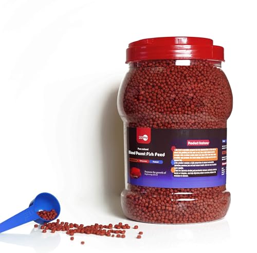 High Protein Floating Sticks Fish pellets for Arowana,Oscars,Flower Horns,Red Parrots Arowana pellets,1kg (2.2 - view 2