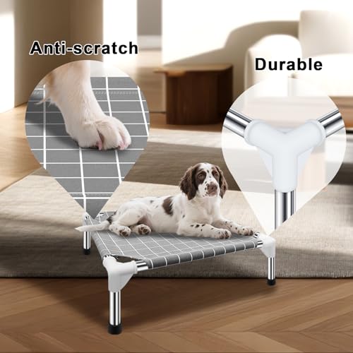 Elevated Pet Bed Dog Cot- Pet Bed for Small Dogs | Raised Dog Bed for Indoor and Outdoor Use for Small Pets - view 3