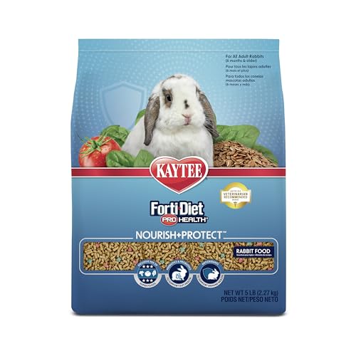 Kaytee Forti-Diet Pro Health Nourish+Protect Adult Rabbit Food, Comprehensive Nutrition Backed by Science, Dig - view 2