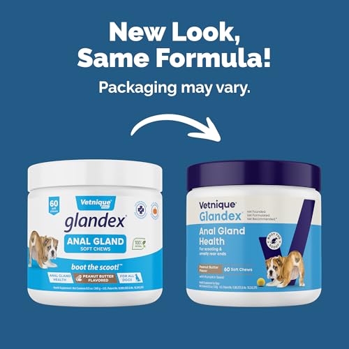 Vetnique Glandex Anal Gland Soft Chew Treats with Pumpkin for Dogs Digestive Enzymes, Probiotics Fiber Supplem - view 3