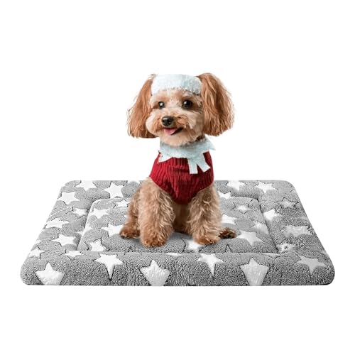 Dog Bed Mat, Reversible Crate Pad & Cute Dog Bed - Machine Washable Kennel Mat with Ultra Soft for Small Dogs  - view 2