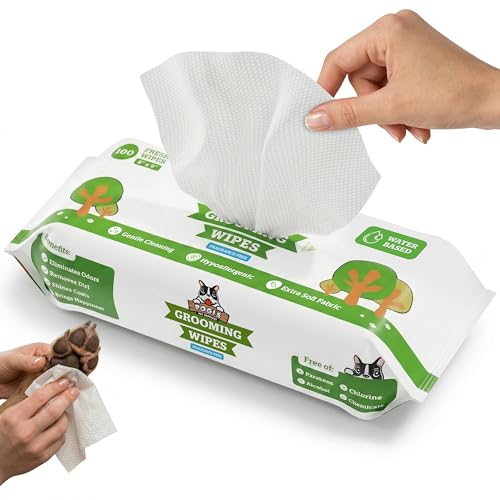 Pogi’s Dog Grooming Wipes – Hypoallergenic Pet Wipes for Paws, Body & Butt – Cleaning & Hydrating, Fragrance F - view 2