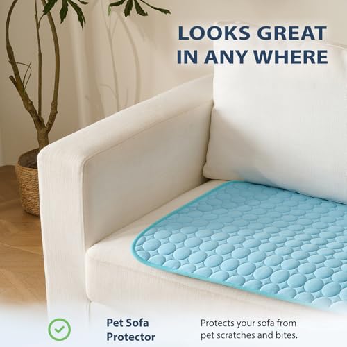 MICROCOSMOS Summer Cooling Mat & Sleeping Pad- Water Absorption Top, Materials Safe, Easy Carry, EZ Clean. Kee - view 5