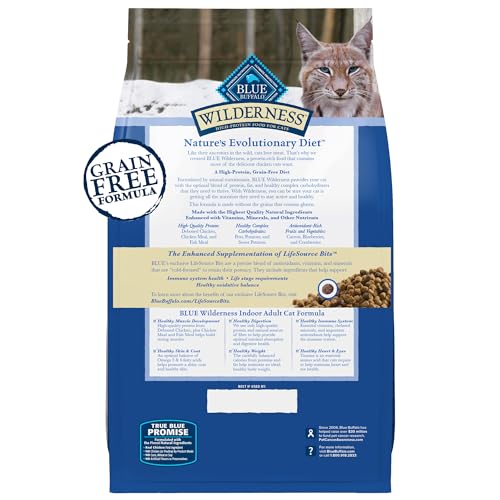 Blue Buffalo Wilderness Nature's Evolutionary Diet High-Protein, Grain-Free Natural Dry Food for Adult Cats, C - view 3