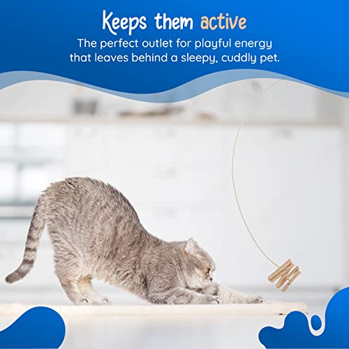 Cat Dancer Interactive Cat Toy - Fun and Fitness for Your Furry Friend - Engaging Paper Roll Attached with 30  - view 6