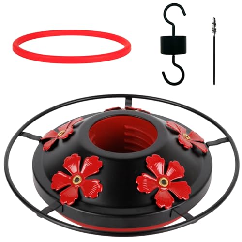 Hummingbird Feeder Base Replacement Parts Set Bottom Moat Hook Brushes and A Replacement Seal Ring Accessories - view 2