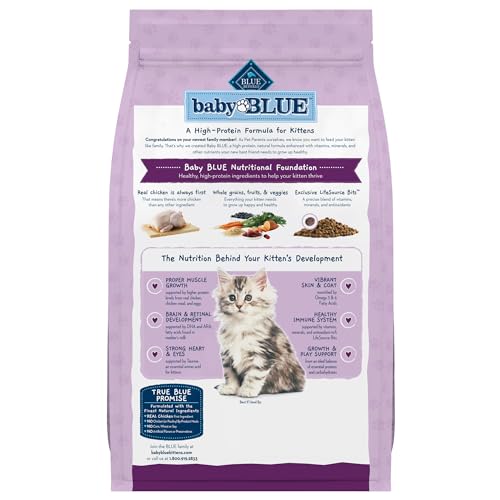 Blue Buffalo Baby Blue Natural Dry Food for Kittens, Healthy Growth Formula with DHA, Chicken and Brown Rice R - view 3