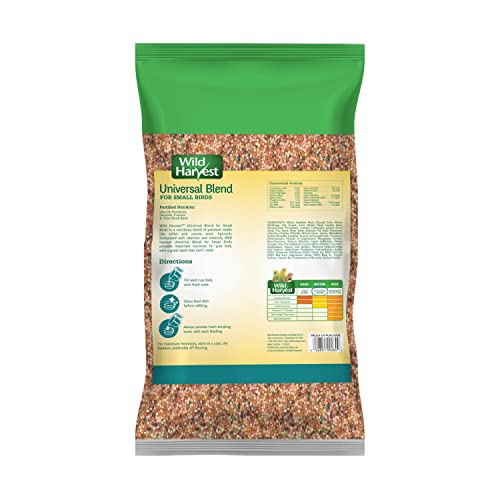 Wild Harvest Universal Blend for Small Birds, 10 lb Bag, Fortified Nutrition - view 3