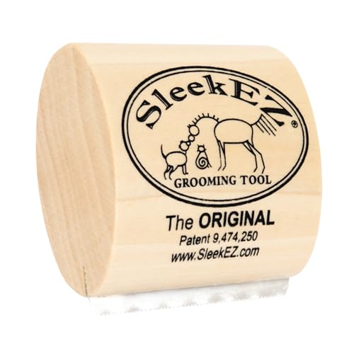 SleekEZ Cat Brush for Shedding & Cat Brushes for Indoor Cats | Pet Brush for Cats | Grooming Tool | Works for  - view 2