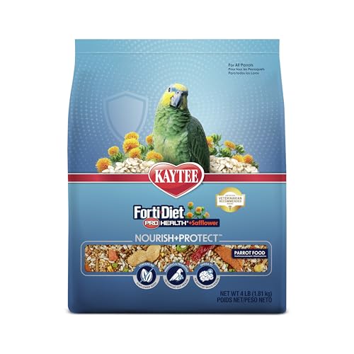Kaytee Forti-Diet Pro Health+Safflower Nourish+Protect Parrot Food, Supports Breeding and Molting, Nutrition B - view 2