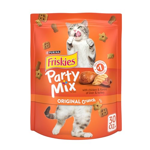 Purina Friskies Cat Treats, Party Mix Original Crunch - 30 oz. Pouch - view 2