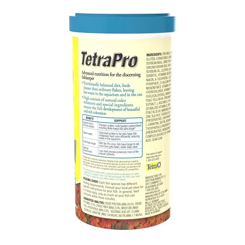 TetraPro Tropical Color Crisps, Fish Food With Natural Color Enhancers, Tropical Fish Food, 7.41 Ounces - view 4