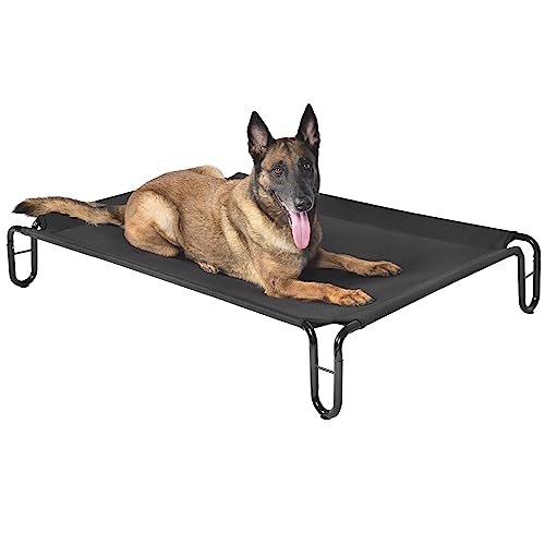 pettycare Elevated Outdoor Dog Bed - Raised Bed for Large Dogs, Waterproof Cot Easy to Assemble, Cooling Eleva - view 2