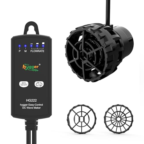 hygger Aquarium Wave Maker for 5-10 Gallon Fish Tanks, Adjustable DC Power Heads for Aquarium with Controller, - view 2