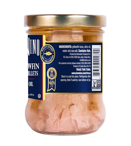 Tonnino Yellowfin Tuna Fish Premium - Olive Oil – Pack of 6 – Alternative to Salmon – Protein Snacks – Ready t - view 6