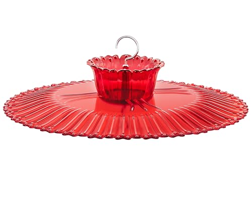 iBorn Hummingbird Feeders Sun Baffle,Ant Proof Moat Shade Cover Combo,for Hanging Bird Feeder for Outdoors Rai - view 2
