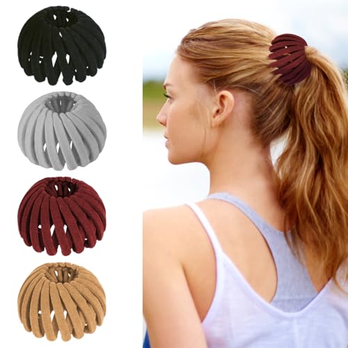 Bird Nest Magic Hair Clip - Expandable Hair Bun Maker Hair Accessories for Women Ponytail Holder Hair Bun Clip - view 2