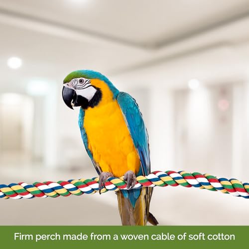 JW Pet Comfy Perch For Birds Flexible Multi-color Rope, Medium - 32" Length - view 3