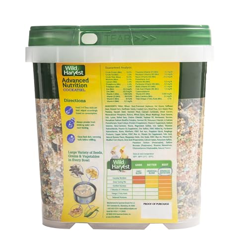 Wild Harvest WH-83541 Wild Harvest Advanced Nutrition Diet for Cockatiels, 4.5-Pound - view 3