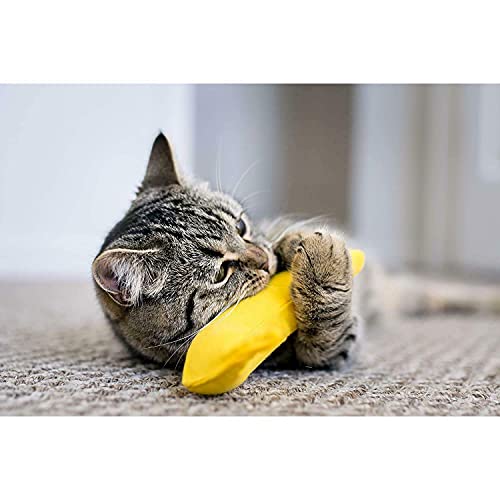 YEOWWW! DuckyWorld 100% ORGANIC CATNIP Leaf & Flower Cat Toy BANANA 3 PACK - view 5
