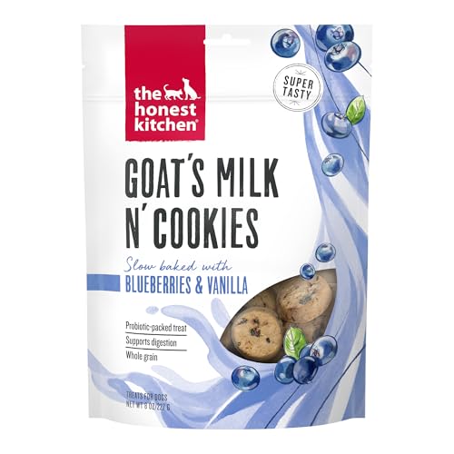 The Honest Kitchen Goat's Milk N' Cookies: Slow Baked with Blueberries & Vanilla, 8 oz Bag - view 2