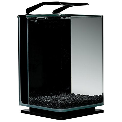 Marineland Portrait Glass LED Aquarium Kit, 5 Gallons, Hidden Filtration,Black - view 4