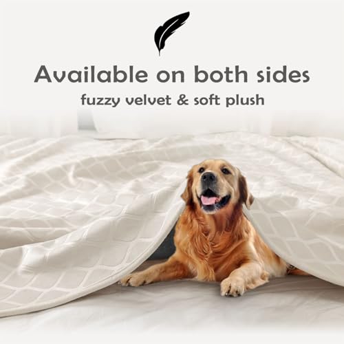 fuguitex Waterproof Dog Blanket Bed Cover Dog Crystal Velvet Moroccan Fuzzy Cozy Plush Pet Blanket Throw Blank - view 5