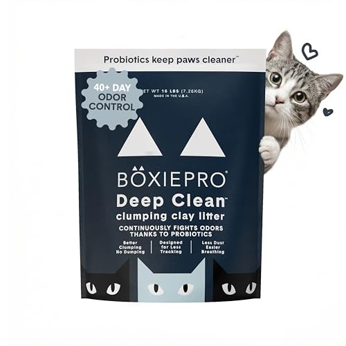 Boxie Probiotic Cat Litter, 40 Day Odor Control, Clumping Clay Kitty Litter, Odor Eliminating Probiotics, Dust - view 2