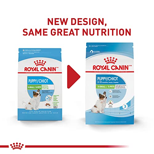 Royal Canin Size Health Nutrition X-Small Puppy Dry Dog Food, 3 lb Bag - view 3