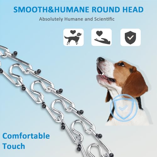 Prong Collar for Dogs, Dog Training Collar, Adjustable Size Dog Pinch No Pull Collar with Quick Release Buckle - view 6
