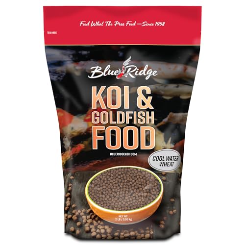 Blue Ridge Koi Fish Food 2lb - Cool Water Wheat 3/16", Fall and Winter Floating Pond Pellets, Ponds Fish Food - view 2