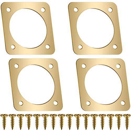 4 Pieces Metal Bird House Guard with Copper Portal Bird House Replacement for Eastern Bluebird Birdhouses(1 1/ - view 2